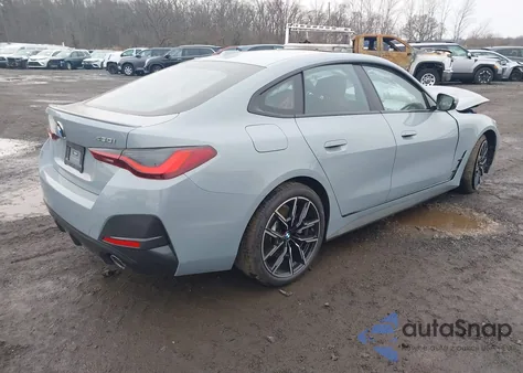2022 BMW 430I Gran Coupe из США, поврежденный, VIN WBA63AV0XNFM77360